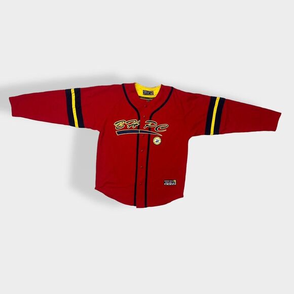 Beverly Hills Polo Club Red Jersey Large #82 Embroidered 90s Vintage - Picture 6 of 8